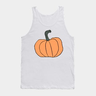Pumpkin Autumn Halloween Design Tank Top
